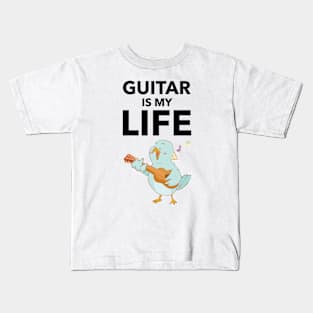 Guitar Is My Life Kids T-Shirt